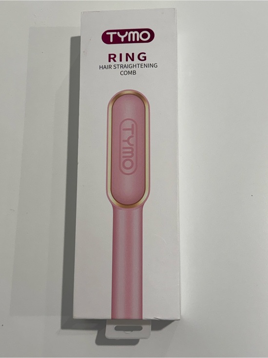 Tymo Accessories - Tymo Ring Hair Straightening Comb - Black with Pink Accents